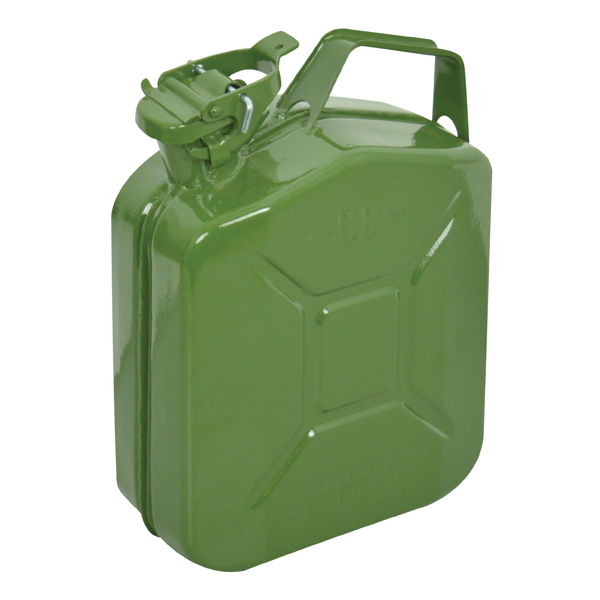Carpoint Benzinekan 5Ltr Groen Metaal UN-keur